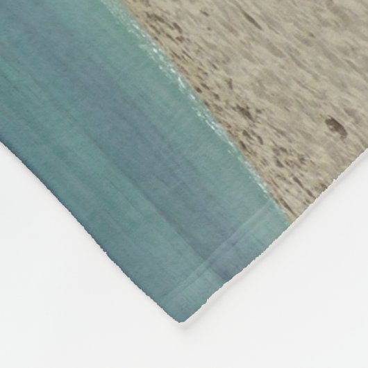 Couverture Polaire Plage d'Aruba I Belle Scène Nature (Coin)