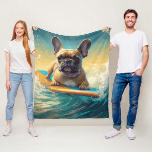 Couverture Polaire Plage de Bulldog