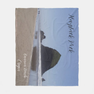 Couverture Polaire Plage de canon Haystack Rock Oregon