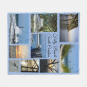 Couverture Polaire Plage de folie (Devant (Horizontal))