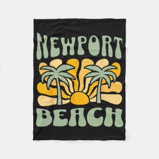 Couverture Polaire Plage de Newport (Devant)