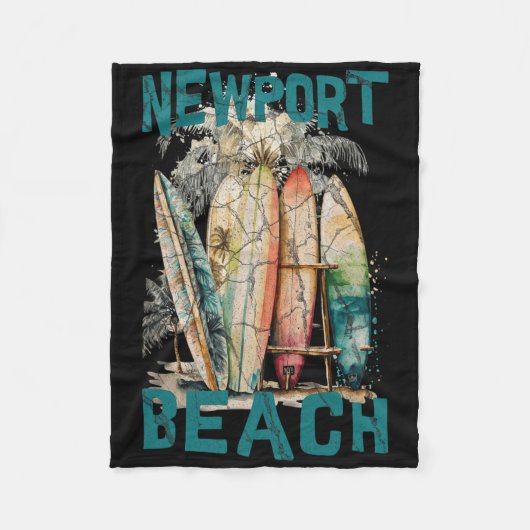 Couverture Polaire Plage de Newport _2 (Devant)