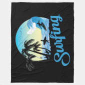 Couverture Polaire Plage de surf (Devant)
