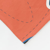 Couverture Polaire Plage d'été : Relaxant Motif sans couture. (Coin)