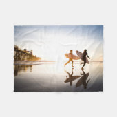 Couverture Polaire Plage d'Oceanside (Devant (Horizontal))