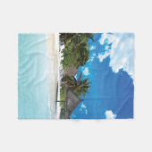 Couverture Polaire Plage exotique (Devant (Horizontal))