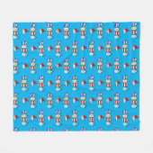 Couverture Polaire plage hutte & bateau (Devant (Horizontal))