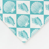 Couverture Polaire Plage marine Diamond Seashell Blue Seashell (Coin)