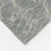 Couverture Polaire Plage Océan Eau Ondes & Sable (Coin)