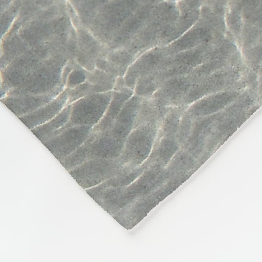 Couverture Polaire Plage Océan Eau Ondes & Sable (Coin)