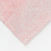 Couverture Polaire Plage rose et vague (Coin)