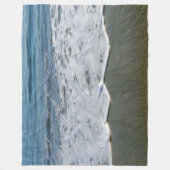 Couverture Polaire Plage/Sable/Vagues (Devant)