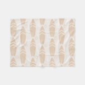 Couverture Polaire Plage Surfboard Bébé Neutral Fleece Blanket (Devant (Horizontal))