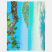 Couverture Polaire Plage tropicale (Devant)