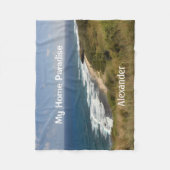 Couverture Polaire Plage tropicale de la mer (Devant)