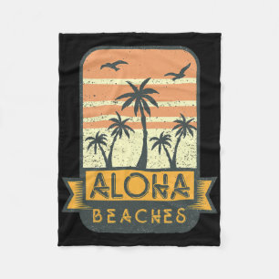 Couverture Polaire Plages d'Aloha Drôle T Chemise Pun Tee