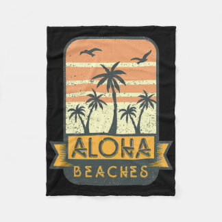 Couverture Polaire Plages d'Aloha Drôle T Chemise Pun Tee