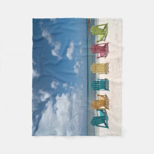 Couverture Polaire Plages tropicales | Palm Beach, Aruba (Devant)