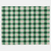 Couverture Polaire Plaid à la crème verte (Devant (Horizontal))