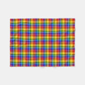 Couverture Polaire Plaid Arc-en-ciel coloré (Devant (Horizontal))