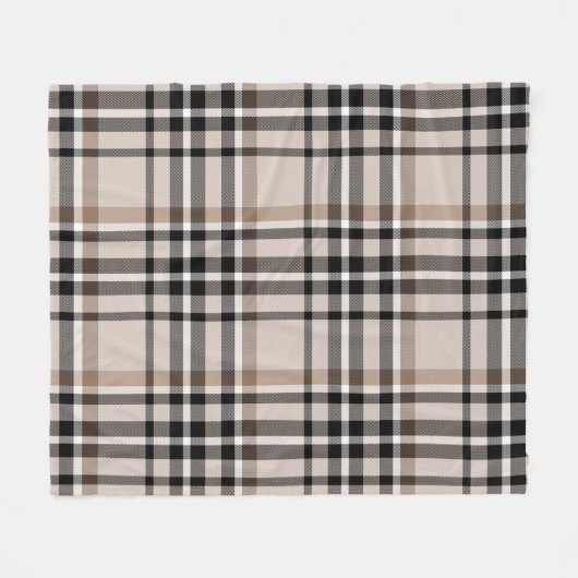 Couverture Polaire Plaid beige (Devant (Horizontal))