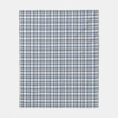 Couverture Polaire Plaid blanc bleu 1 (Devant)