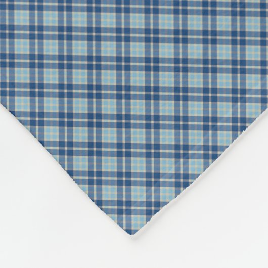 Couverture Polaire Plaid bleu (Coin)