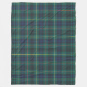 Couverture Polaire Plaid bleu classique (Devant)