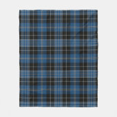 Couverture Polaire Plaid bleu du clergé (Devant)