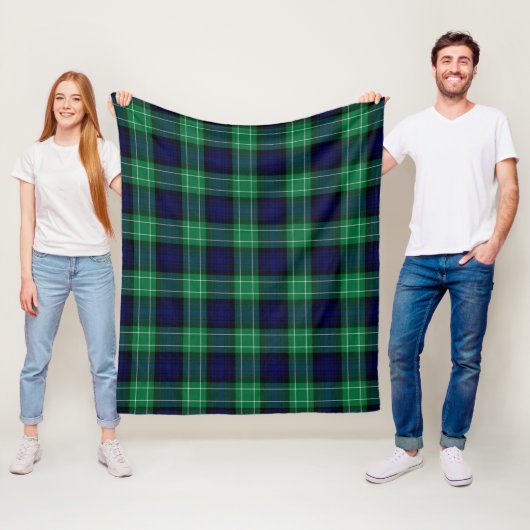 Couverture Polaire Plaid de chasse Abercrombie (En situation)