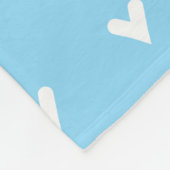 Couverture Polaire plaid de coeurs (Coin)