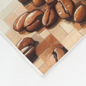 Couverture Polaire Plaid de jet ADOM Coffee Mosaic (Coin)