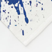 Couverture Polaire Plaid de jet drapeau Royaume-Uni Grunge (Coin)