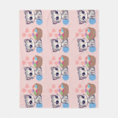 Couverture Polaire Plaid de laine en fausse fourrure Kitten & Yarn (Devant)