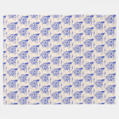 Couverture Polaire Plaid de laine Kitty (Devant (Horizontal))