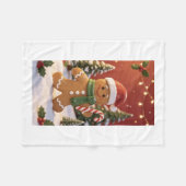 Couverture Polaire plaid de Noël (Devant (Horizontal))