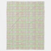 Couverture Polaire Plaid de sage neutre de ferme (Devant)