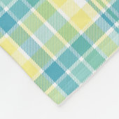 Couverture Polaire Plaid en pastel (Coin)