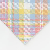 Couverture Polaire Plaid en pastel de rayure (Coin)