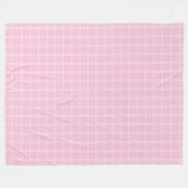 Couverture Polaire Plaid et poignets rose décoratif Élégant (Devant (Horizontal))