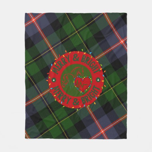Couverture Polaire Plaid Fleece Blanket Merry & Bright (Devant)