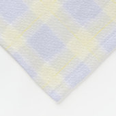 Couverture Polaire Plaid français avec Fleur de Lis (Coin)