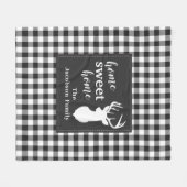 Couverture Polaire Plaid Holiday Home Sweet Custom (Devant (Horizontal))