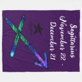Couverture Polaire Plaid jeté Sagittaire (Devant (Horizontal))