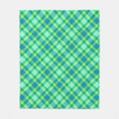 Couverture Polaire Plaid Moderne Du Milieu Du Siècle, Jade Green & Tu (Devant)