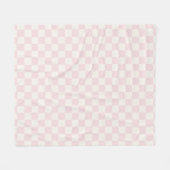 Couverture Polaire Plaid Moderne Rose Pastel Fleece Blanket (Devant (Horizontal))