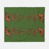 Couverture Polaire Plaid Monarque Fleece (Vert foncé) (Devant (Horizontal))