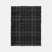 Couverture Polaire Plaid noir (Devant)