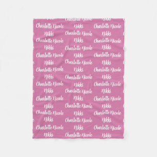 Couverture Polaire Plaid personnalisé pour enfants en molleton
