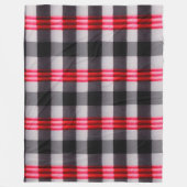 Couverture Polaire Plaid Populaire Abstrait Rouge Noir Plaid Collecti (Devant)